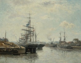 Caen. The Basin of Saint-Pierre | Lepine | Painting Reproduction