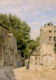 Montmartre, Rue Saint-Vincent | Lepine | Painting Reproduction