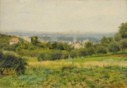 Die Höhen von Meudon, 1887 von Stanislas Lépine | Gemälde-Reproduktion