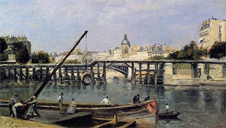The Seine, c.1870 | Lepine | Painting Reproduction