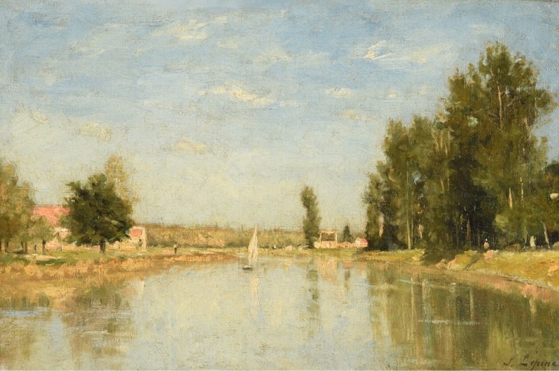Stanislas Lépine | Die Ufer der Marne, c.1878 Die Ufer der Marne, c.1878 | Stanislas Lépine