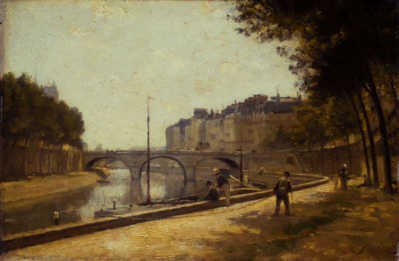 The Pont Saint-Michel, 1880 | Lepine