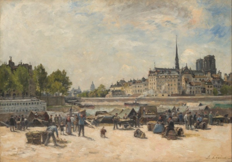 Lepine | The Apple Market, 1880 The Apple Market, 1880 | Lepine