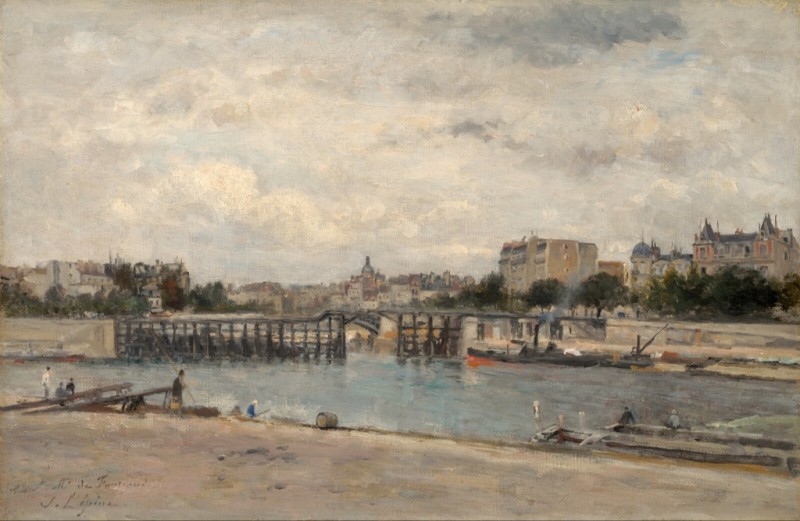 Lepine | The Pont de L'Estacade, Paris, c.1880/84 The Pont de L'Estacade, Paris, c.1880/84 | Lepine