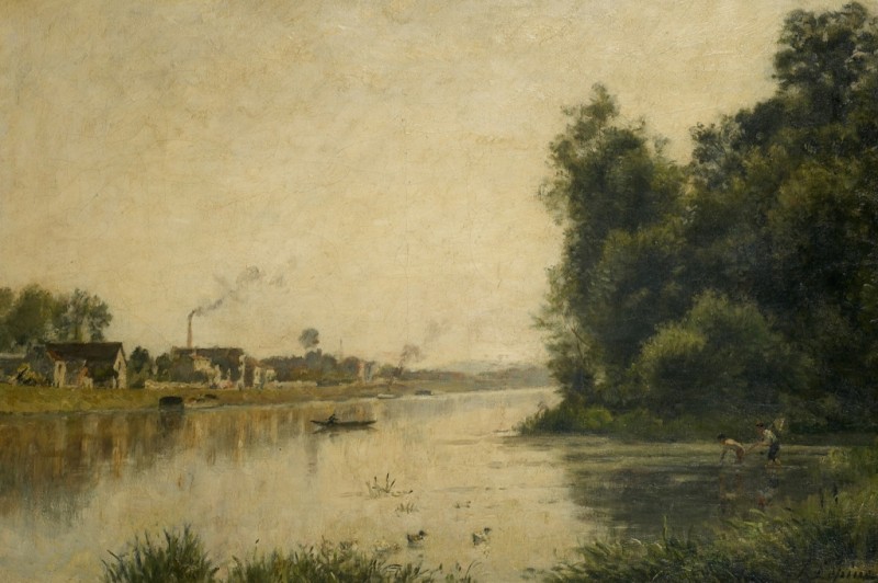 Lepine | The Seine at Saint-Ouen, c.1877/81 The Seine at Saint-Ouen, c.1877/81 | Lepine