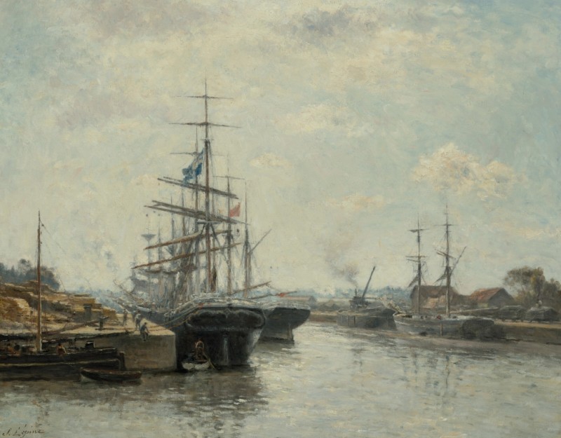 Lepine | Caen. The Basin of Saint-Pierre, c.1875/80 Caen. The Basin of Saint-Pierre, c.1875/80 | Lepine
