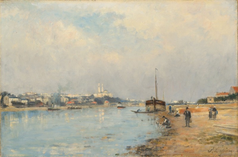 Lepine | The Seine. The Trocadéro and the Pont de Grenelle, c.1880/85 The Seine. The Trocadéro and the Pont de Grenelle, c.1880/85 | Lepine