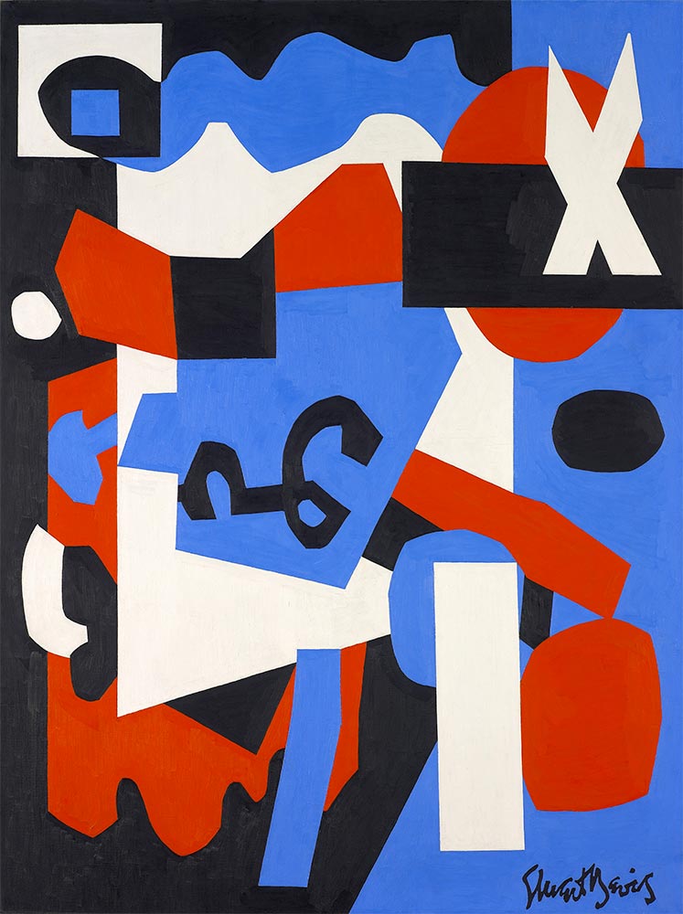 Stuart Davis Painting Reproductions | Museum-Quality by TOPofART