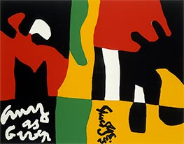 Composition, 1964 by Stuart Davis | Painting Reproduction