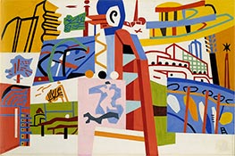 Impression of the New York World’s Fair, 1938 by Stuart Davis | Painting Reproduction