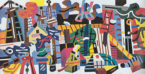 Schaukel-Landschaft - Stuart Davis