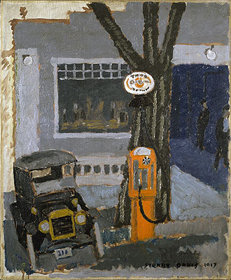 Garage No. 1, 1917 | Stuart Davis | Painting Reproduction