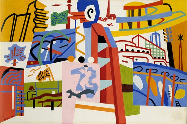 Impression of the New York World’s Fair, 1938 by Stuart Davis | Painting Reproduction