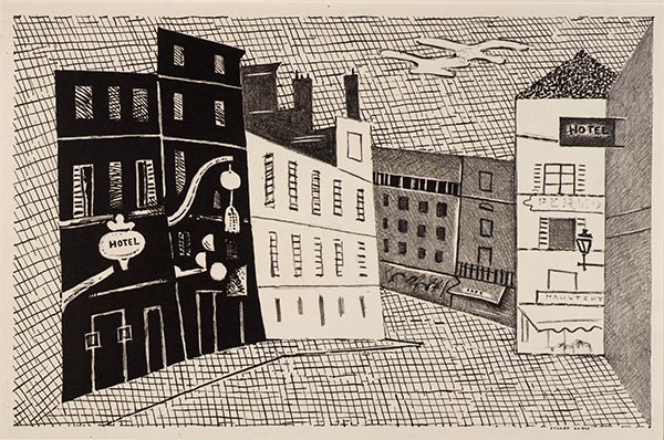 Rue de l’Echaude, 1931 by Stuart Davis | Painting Reproduction