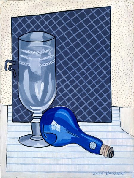 Edison Mazda, 1924 von Stuart Davis | Gemälde-Reproduktion