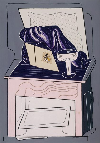Super Table, 1925 by Stuart Davis | Painting Reproduction
