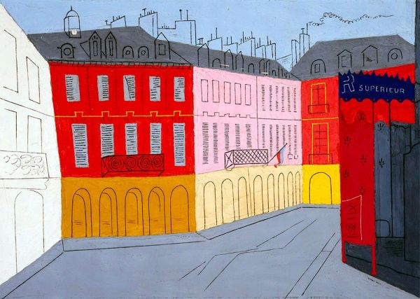 Place des Vosges 2, 1928 by Stuart Davis | Painting Reproduction