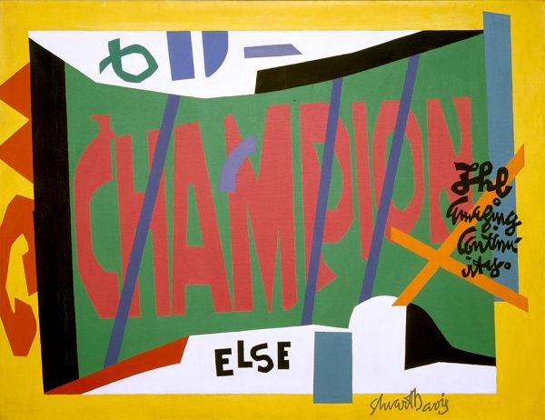 Visa, 1951 by Stuart Davis | Painting Reproduction