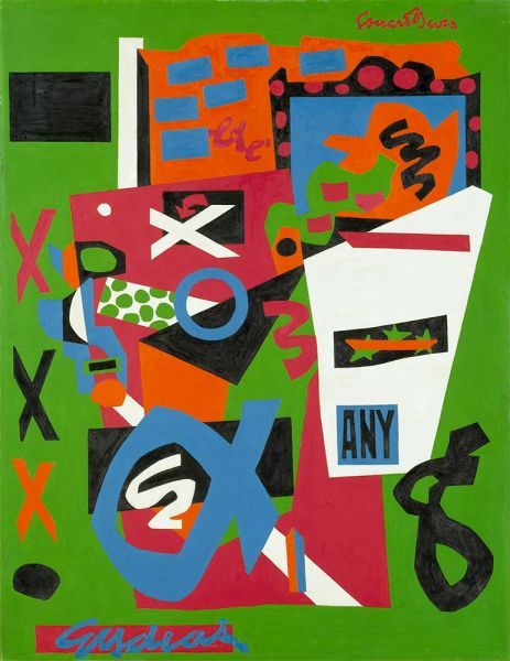 Semé, 1953 by Stuart Davis | Painting Reproduction