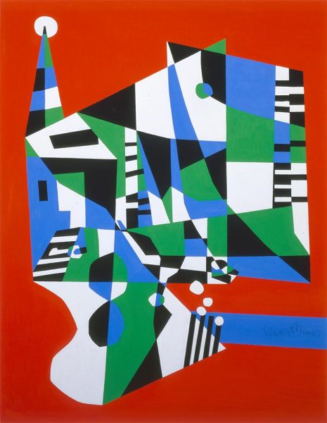 Tournos, 1954 by Stuart Davis | Painting Reproduction