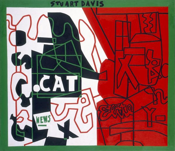 Pochade, c.1956/58 by Stuart Davis | Painting Reproduction