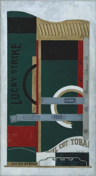 Lucky Strike, 1921 by Stuart Davis | Painting Reproduction