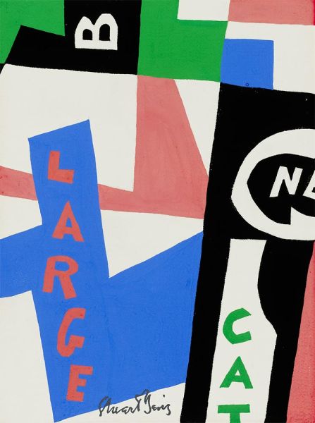Detail Study 1 for Package Deal, 1956 by Stuart Davis | Painting Reproduction