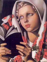 Das polnische Mädchen | Lempicka | Gemälde Reproduktion