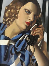 The Telephone II | Lempicka | Gemälde Reproduktion