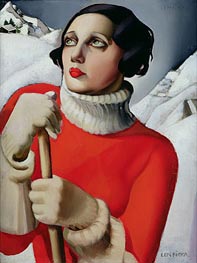 Saint Moritz, 1929 von Lempicka | Gemälde-Reproduktion