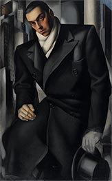 Porträt eines Mannes (Herr Tadeusz de Lempicki) | Lempicka | Gemälde Reproduktion