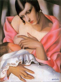 Maternity, 1928 von Lempicka | Gemälde-Reproduktion