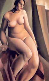 Seated Nude, 1925 von Lempicka | Gemälde-Reproduktion
