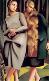 Irene and Her Sister, 1925 von Lempicka | Gemälde-Reproduktion