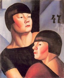 Double 47, c.1924 von Lempicka | Gemälde-Reproduktion