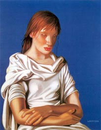 Young Lady with Crossed Arms | Lempicka | Gemälde Reproduktion