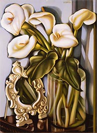 Stilleben mit Aronstab und Spiegel | Lempicka | Gemälde Reproduktion