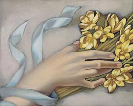 Hand Holding a Wreath, c.1949 von Lempicka | Gemälde-Reproduktion