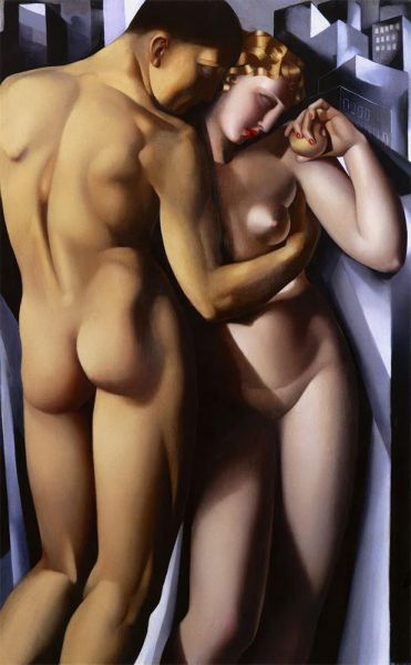 Adam and Eve, 1932 | Lempicka | Gemälde Reproduktion