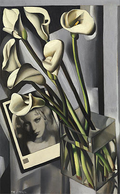 Arlette Boucard with Arums, 1931 | Lempicka | Gemälde Reproduktion
