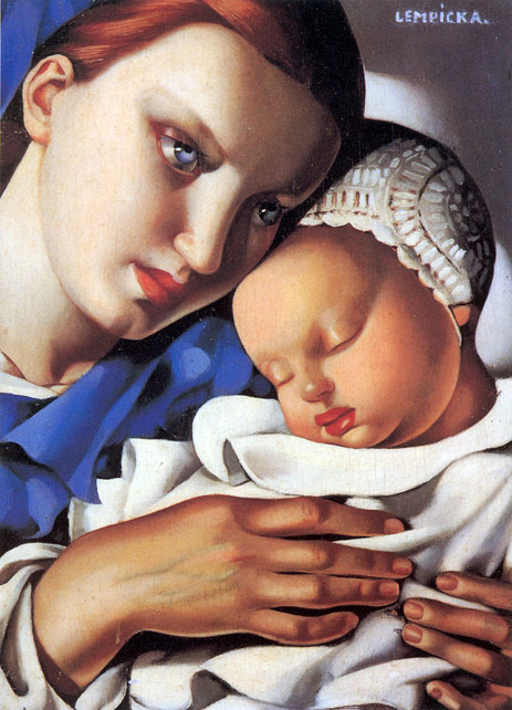 Mother and Child, 1931 | Lempicka | Gemälde Reproduktion
