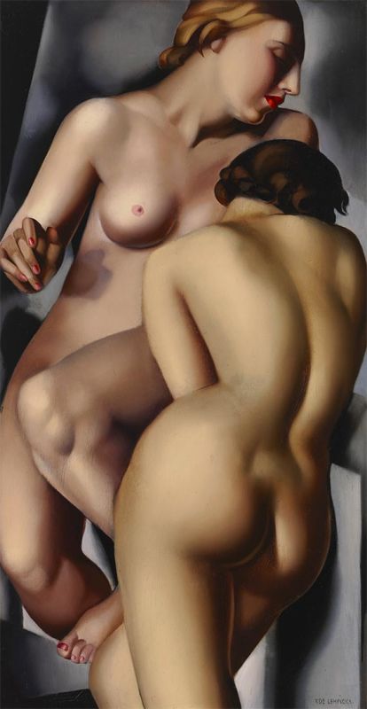 The Two Girlfriends, 1930 | Lempicka | Gemälde Reproduktion