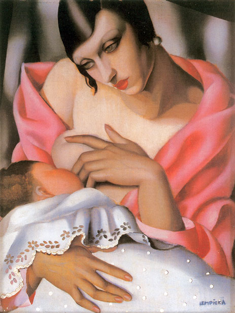 Maternity, 1928 | Lempicka | Gemälde Reproduktion