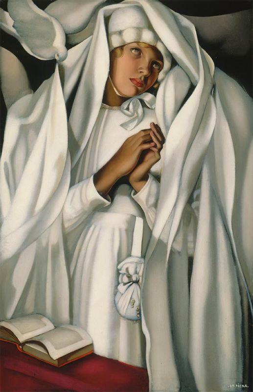 The Communicant, 1928 | Lempicka