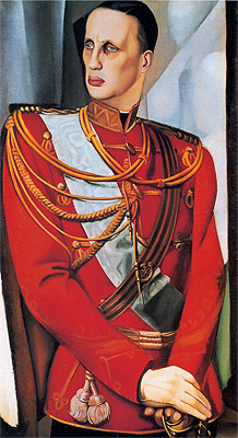 Portrait of His Imperial Highness Grand Duke Gavriil Kostantinovic, 1927 | Lempicka | Gemälde Reproduktion