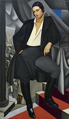 Portrait of the Duchess of La Salle, 1925 | Lempicka | Gemälde Reproduktion