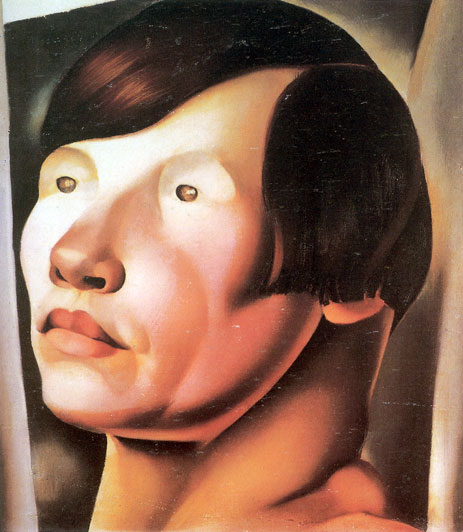 Head of Slavic Woman, c.1925 | Lempicka | Gemälde Reproduktion