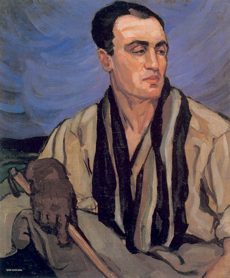 Portrait of a Polo Player, c.1922 | Lempicka | Gemälde Reproduktion