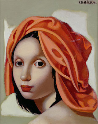 The Orange Turban II, 1935 | Lempicka | Gemälde Reproduktion