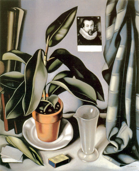 Sukkulente und Fläschchen, c.1941 | Lempicka | Gemälde Reproduktion